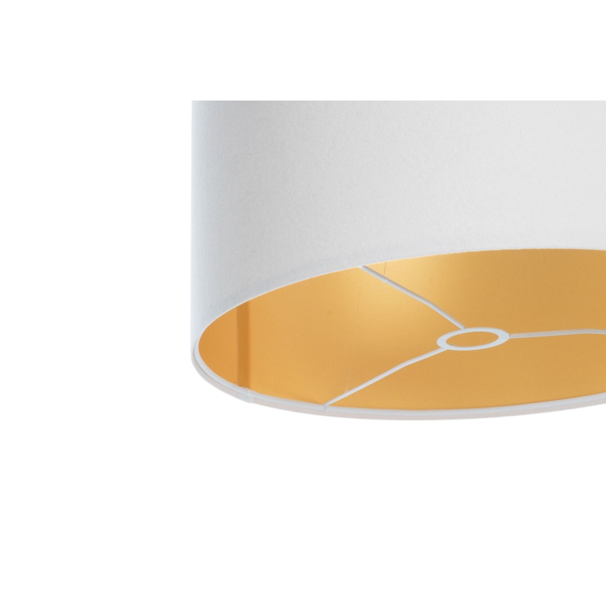 Paralume universale STANDART E27 diametro 45 cm bianco/oro