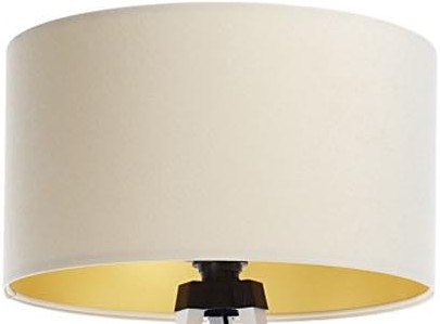 Paralume universale STANDART E27 diametro 45 cm color crema/oro