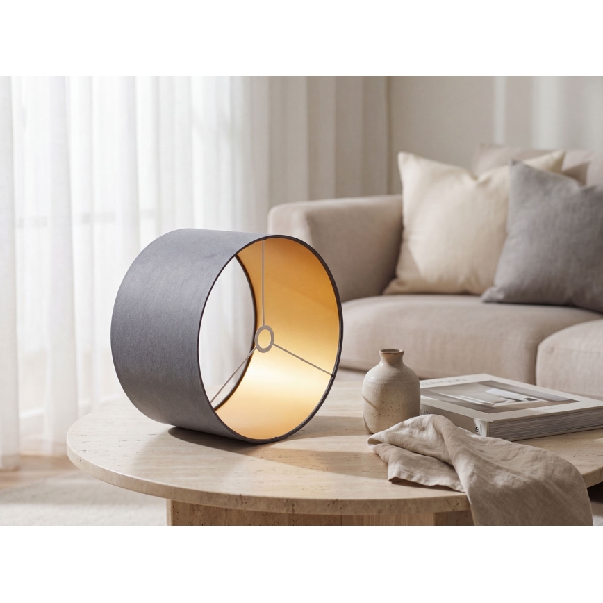 Paralume universale STANDART E27 diametro 45 cm grigio/oro