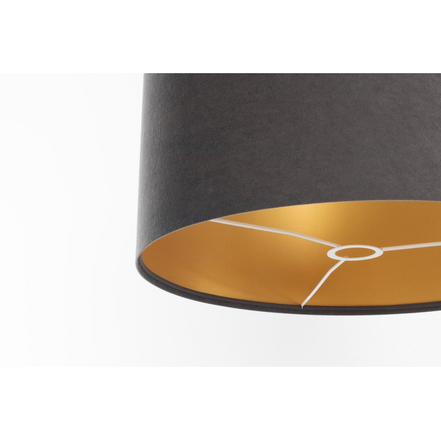 Paralume universale STANDART E27 diametro 45 cm grigio/oro
