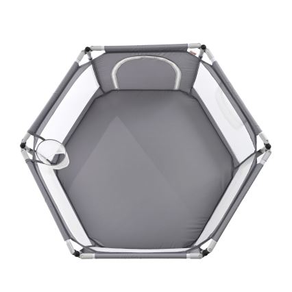 Parc de jeu 120 cm gris