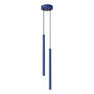 PASTELO Pendelleuchte an Kabel 2xG9/8W/230V blau