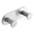 Patère 11,5x4,5 cm inox/argenté