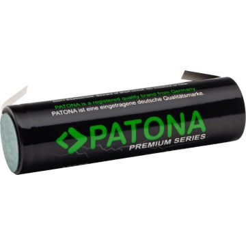 PATONA - Accumulatore 18650 Li-lon 3000mAh PREMIUM 3,7V con terminali a striscia per  saldatura
