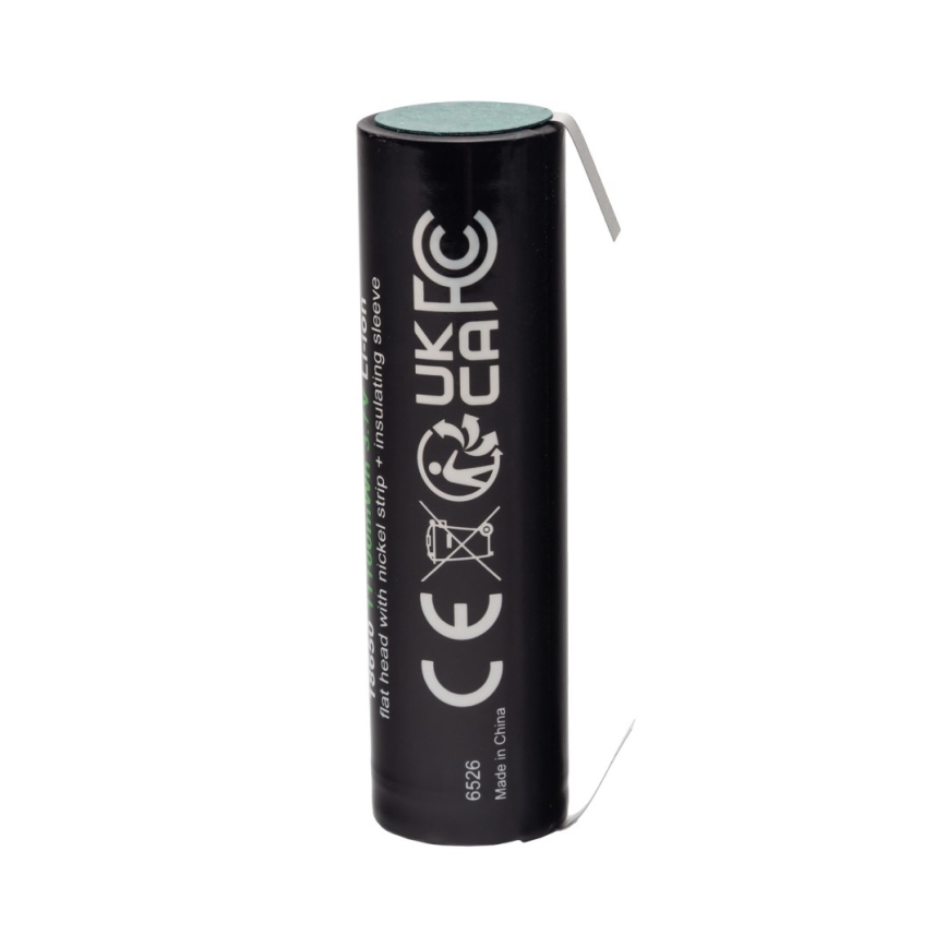 PATONA - Accumulatore 18650 Li-lon 3000mAh PREMIUM 3,7V con terminali a striscia per  saldatura