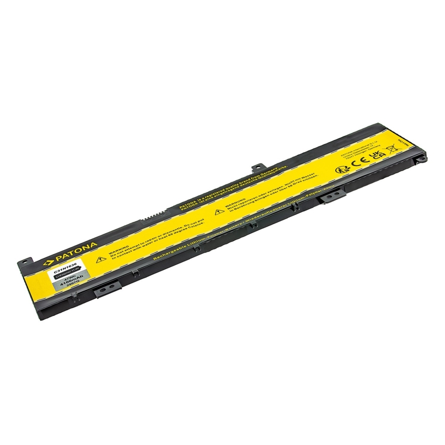 PATONA - Accumulatore Asus N580VN 4100mAh Li-Pol 11,4V C31N1636