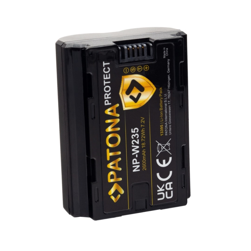 PATONA - Accumulatore Fuji NP-W235 2600mAh Li-Ion 7,2V Protect X-T4