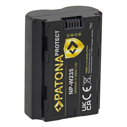 PATONA - Accumulatore Fuji NP-W235 2600mAh Li-Ion 7,2V Protect X-T4