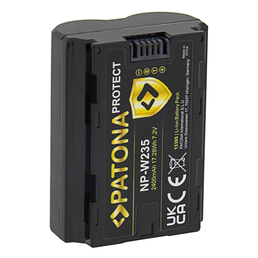 PATONA - Accumulatore Fuji NP-W235 2600mAh Li-Ion 7,2V Protect X-T4
