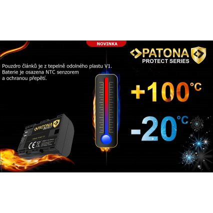 PATONA - Accumulatore Fuji NP-W235 2600mAh Li-Ion 7,2V Protect X-T4