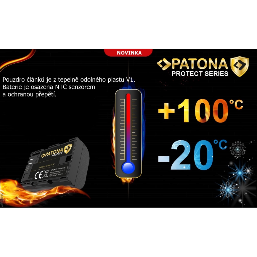 PATONA - Accumulatore Fuji NP-W235 2600mAh Li-Ion 7,2V Protect X-T4