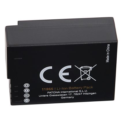 PATONA - Batteria Panasonic DMW-BLC12 E 1100mAh Li-Ion Protect