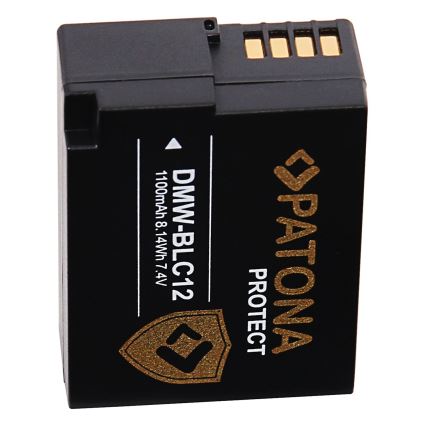 PATONA - Batteria Panasonic DMW-BLC12 E 1100mAh Li-Ion Protect