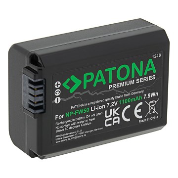 PATONA - Batteria per Sony NP-FW50 1100 mAh Li-Ion PREMIUM