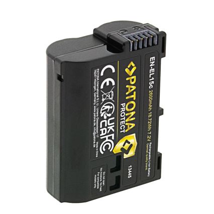 PATONA - Batterie Nikon EN-EL15C 2600mAh Li-Ion Protect