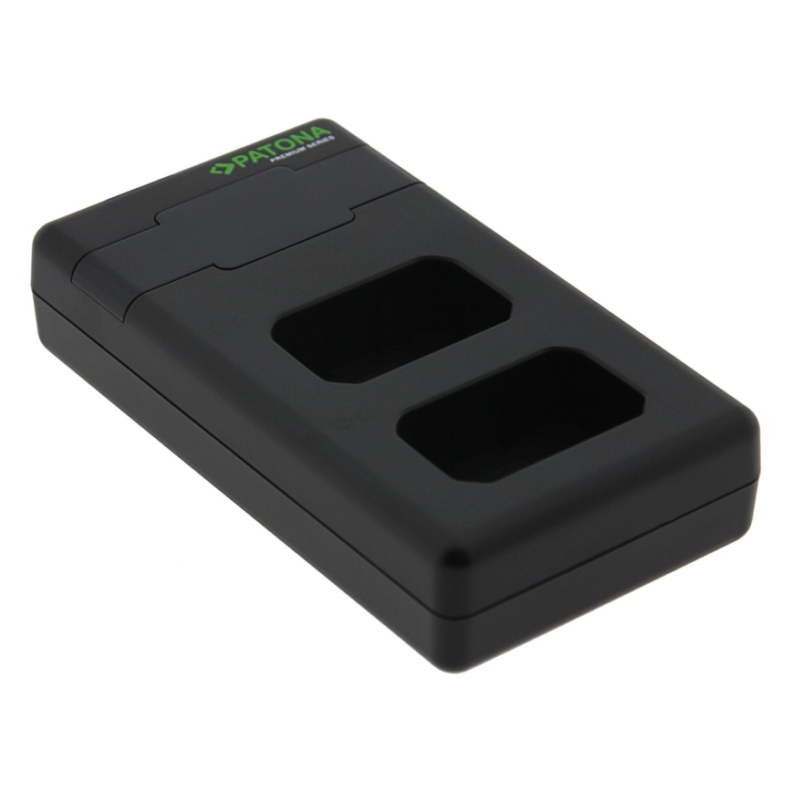 PATONA - Caricabatterie rapido Dual Sony NP-FW50 + cavo USB-C 0,6m