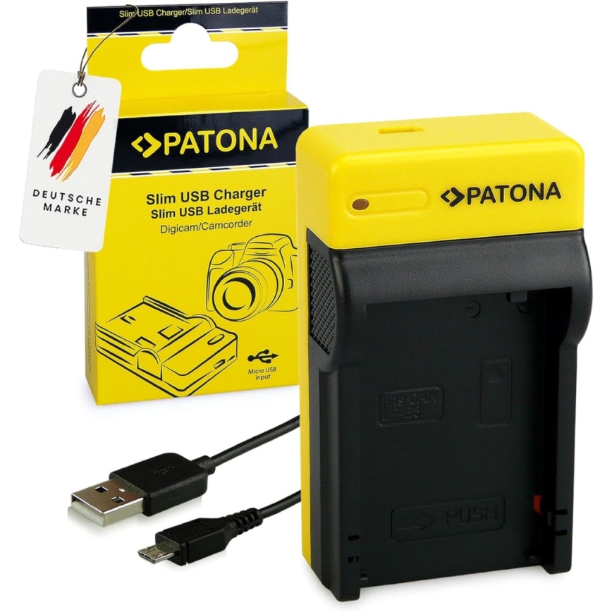 PATONA - Chargeur Photo Canon LP-E17 slim,USB