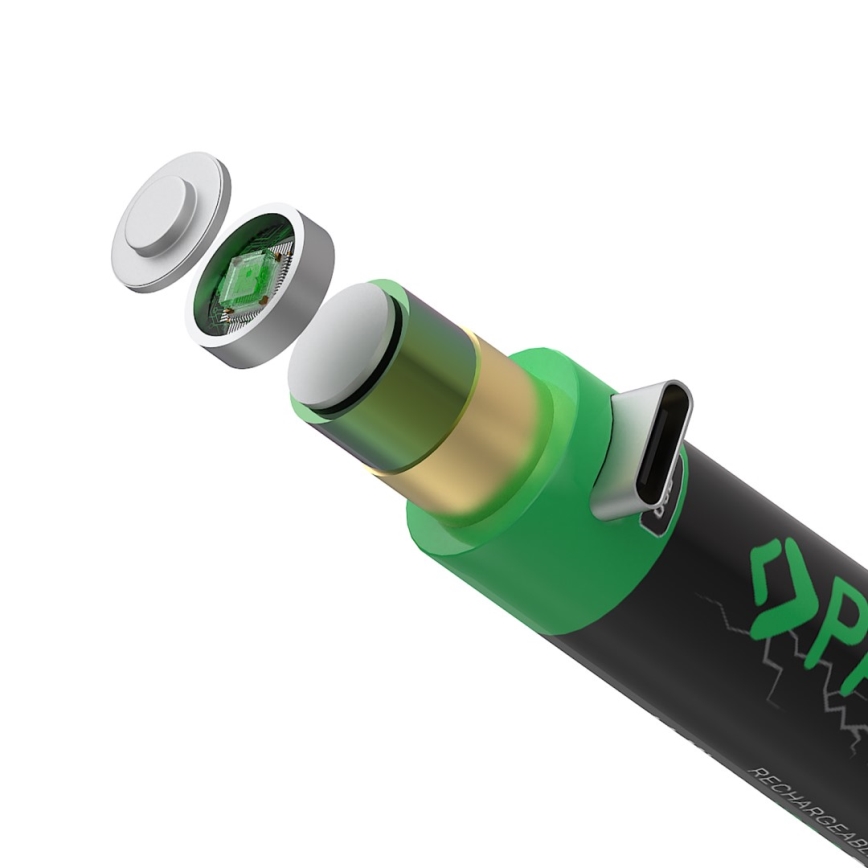 PATONA - SET 4x Akku AA/LR6 Li-Pol 2000mAh 1,5Vs mit USB-C Aufladung