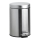 Pattumiera 17x25,5 cm acciaio inox/argento