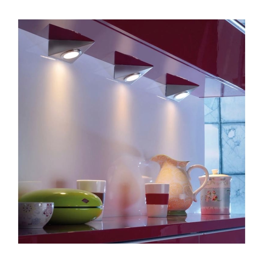 Paul Neuhaus 1119-55-3 - SET 3x LED Illuminazione per mobili con sensore HELENA LED/2,5W/230V