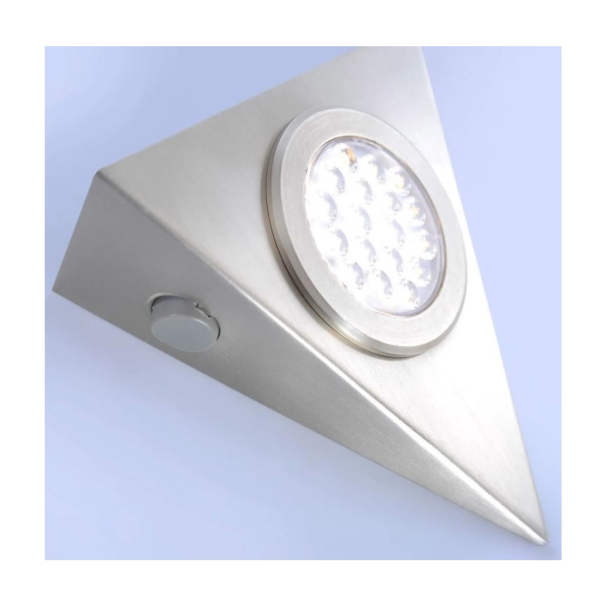 Paul Neuhaus 1119-55-3 - SET 3x LED Illuminazione per mobili con sensore HELENA LED/2,5W/230V