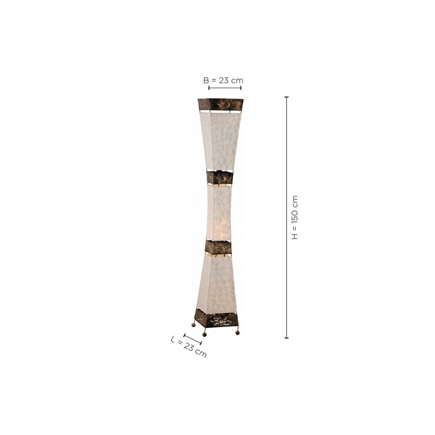 Paul Neuhaus 1923 - Lampe sur pied ABUJA 3xE27/40W/230V