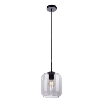 Paul Neuhaus 2002-25 - Lampadario a sospensione con filo SHITAKE 1xE27/10W/230V diametro 20 cm fumé