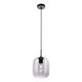 Paul Neuhaus 2002-25 - Suspension filaire SHITAKE 1xE27/10W/230V d. 20 cm fumé