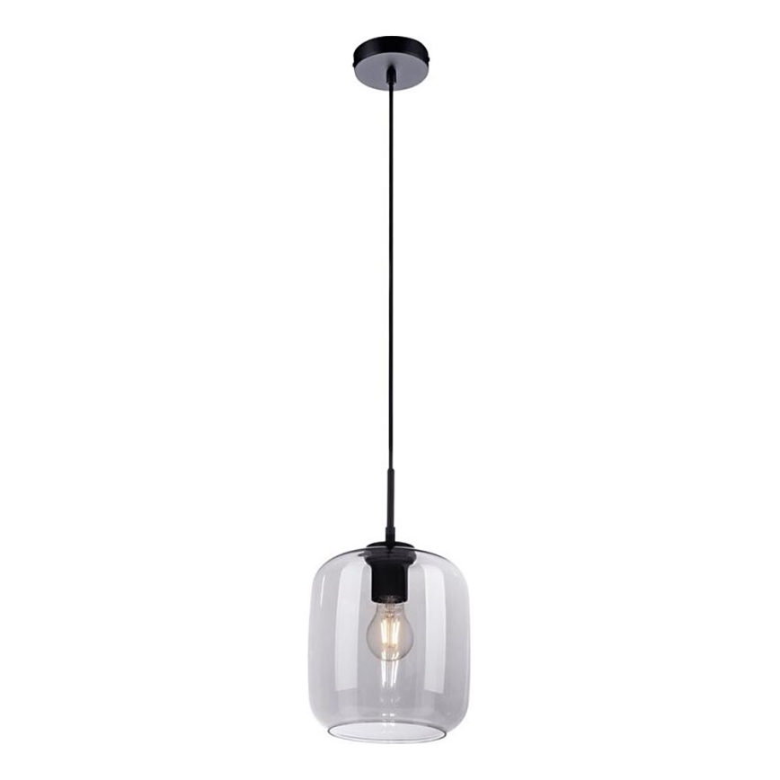 Paul Neuhaus 2002-25 - Suspension filaire SHITAKE 1xE27/10W/230V d. 20 cm fumé
