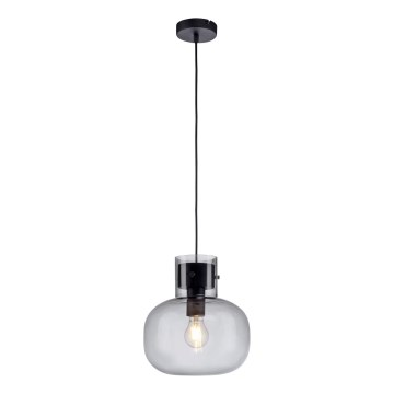 Paul Neuhaus 2003-25 - Lampadario a sospensione con filo SHITAKE 1xE27/10W/230V diametro 25 cm fumé