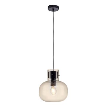 Paul Neuhaus 2003-27 - Lampadario a sospensione con filo SHITAKE 1xE27/10W/230V diametro 25 cm fumé