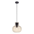 Paul Neuhaus 2003-27 - Suspension filaire SHITAKE 1xE27/10W/230V d. 25 cm fumé