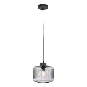 Paul Neuhaus 2005-25 - Lampadario a sospensione con filo BOLETUS 1xE27/10W/230V diametro 23,5 cm grigio
