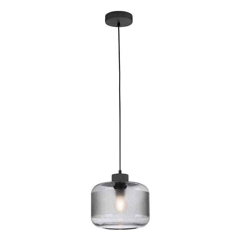 Paul Neuhaus 2005-25 - Lampadario a sospensione con filo BOLETUS 1xE27/10W/230V diametro 23,5 cm grigio