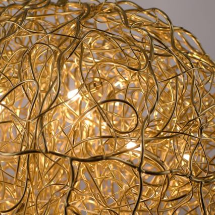 Paul Neuhaus 2019-12 - Pendelleuchte SAREA an Kabel, 15xG9/40W/230V, goldfarben
