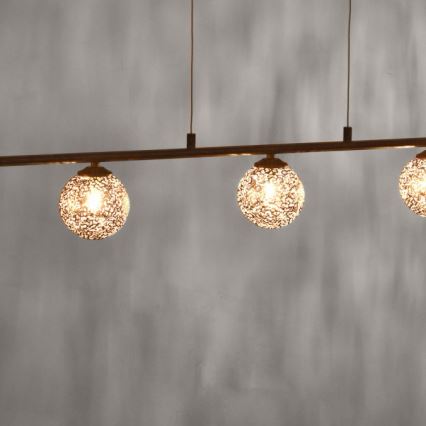 Paul Neuhaus 2040-48 - Lampadario a sospensione con filo GRETA 5xG9/40W/230V
