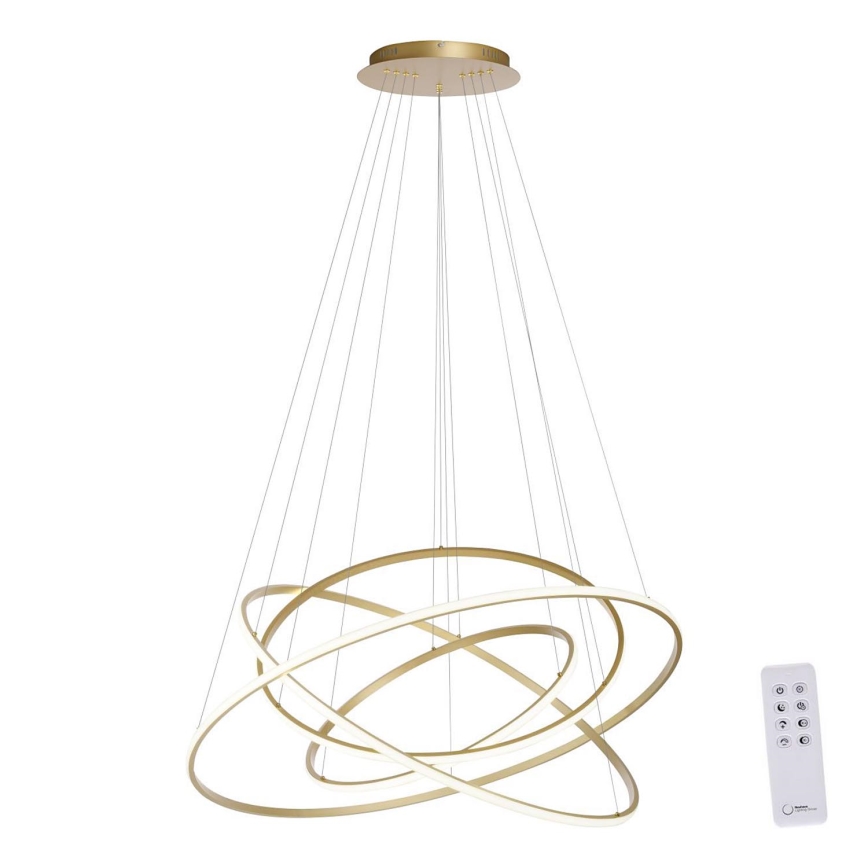 Paul Neuhaus 2124-60 - Suspension filaire à intensité variable TESSARA LED/97W/230V 2700-5000K + télécommande