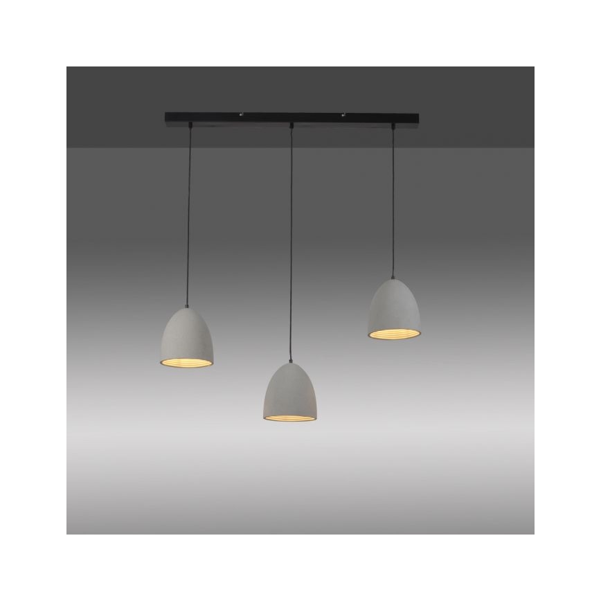 Paul Neuhaus 2233-22 - Lampadario su corda ETON 3xE27/40W/230V