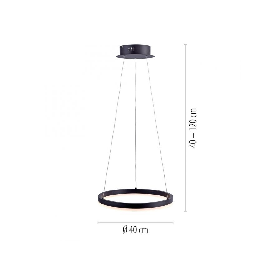Paul Neuhaus 2381-13 - Suspension filaire à intensité variable TITUS LED/28W/230V