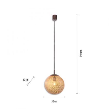 Paul Neuhaus 2420-48 - Suspension filaire GRETA 1xE27/60W/230V d. 30 cm