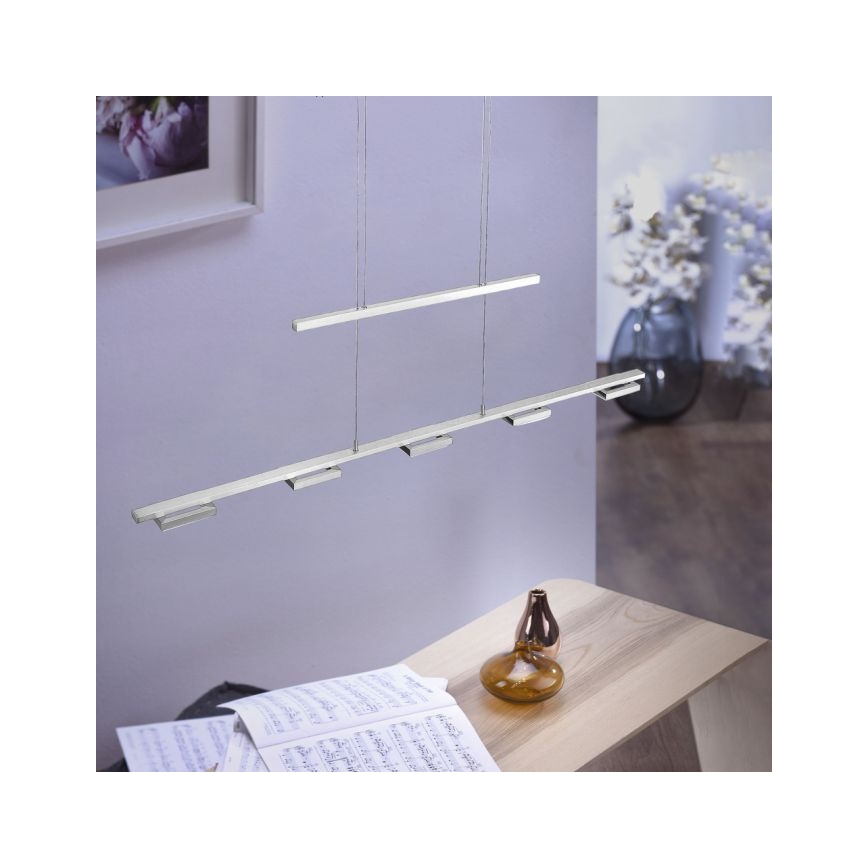 Paul Neuhaus 2446-55 - Suspension filaire LED à intensité variable INIGO 5xLED/4W/230V