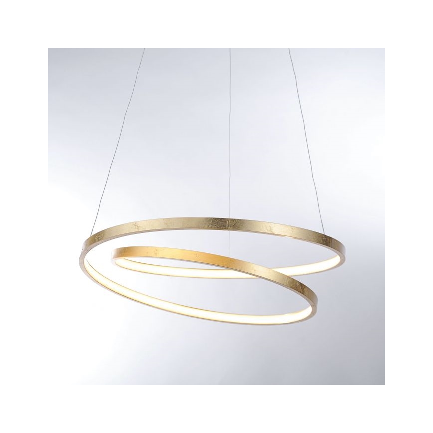 Paul Neuhaus 2472-12 - Suspension filaire LED à intensité variable ROMAN LED/30W/230V dorée