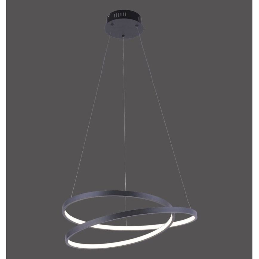 Paul Neuhaus 2472-18 - Lampadario LED dimmerabile su filo ROMAN LED/30W/230V nero