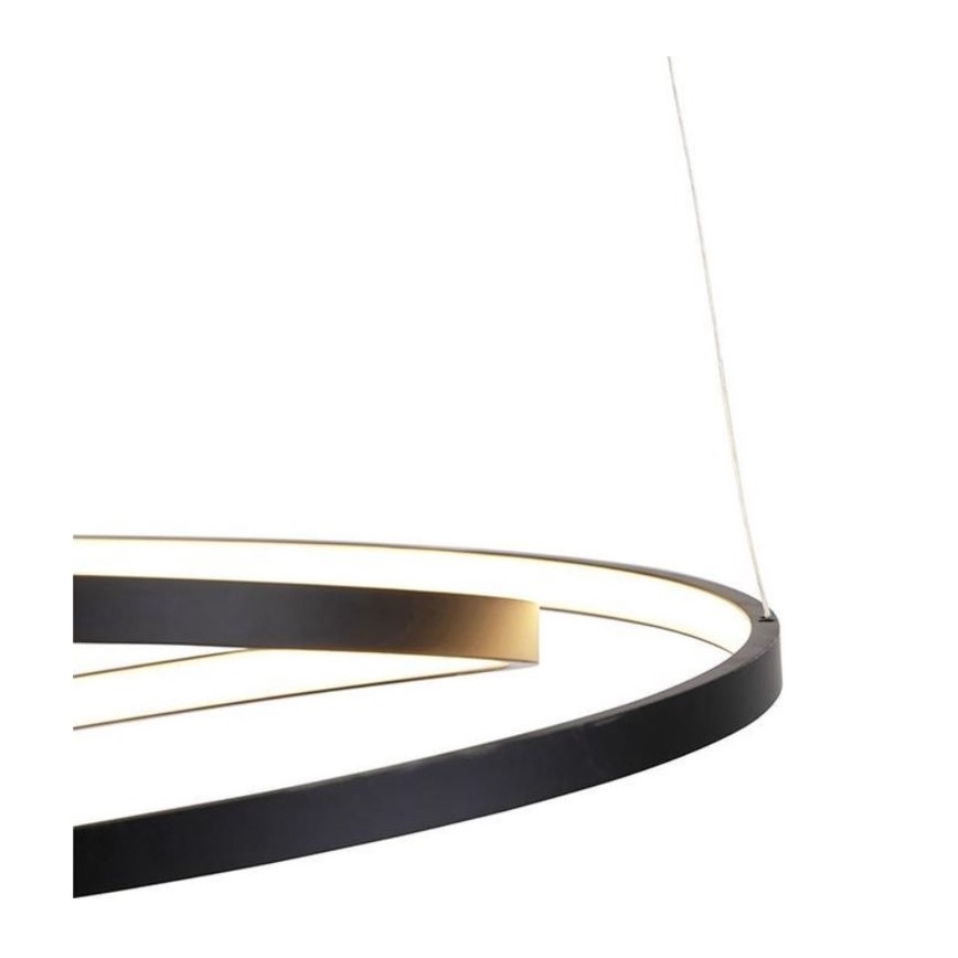 Paul Neuhaus 2472-18 - Lampadario LED dimmerabile su filo ROMAN LED/30W/230V nero