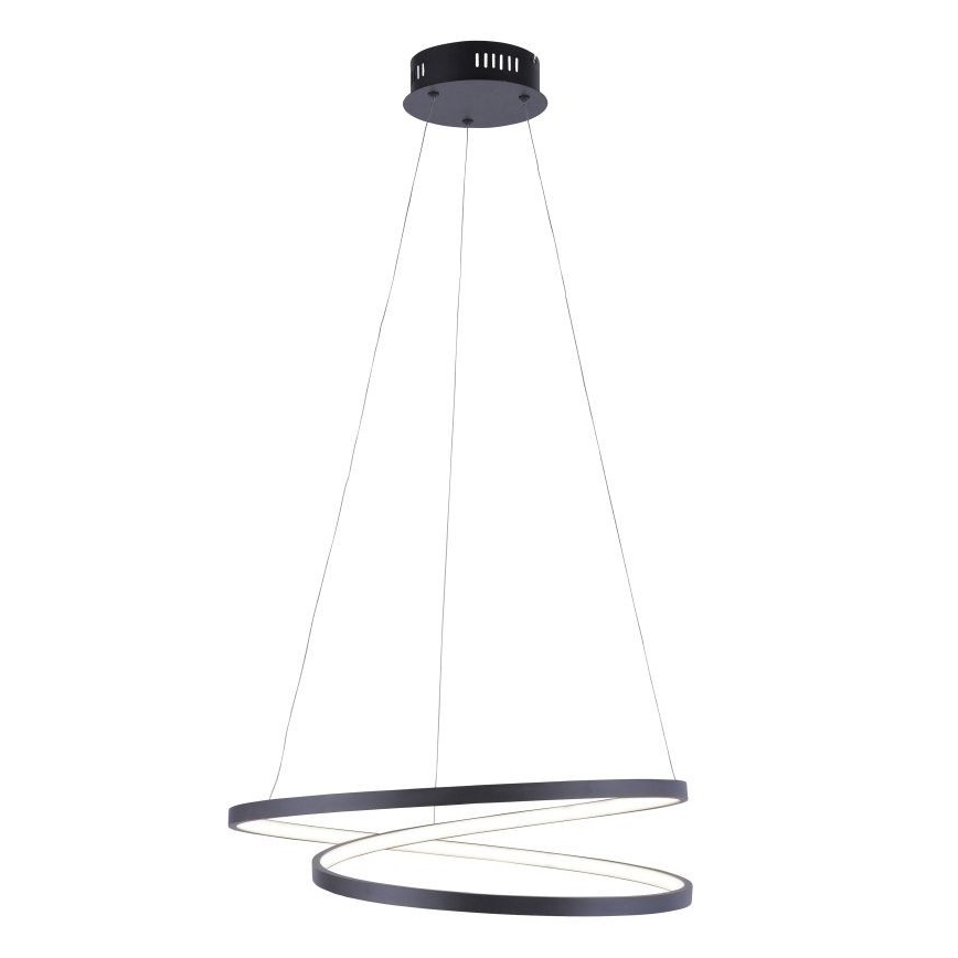 Paul Neuhaus 2472-18 - LED Dimmbarer Kronleuchter an Schnur ROMAN LED/30W/230V schwarz