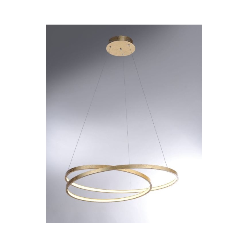 Paul Neuhaus 2474-12 - Suspension filaire LED à intensité variable ROMAN LED/40W/230V doré