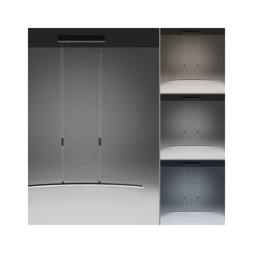 Paul Neuhaus 2530-13 - Dimmbarer LED-Kronleuchter an einer Schnur JANINA LED/27W/230V
