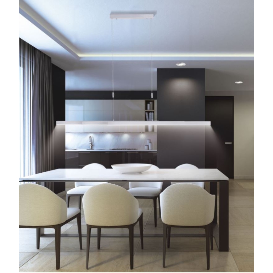 Paul Neuhaus 2568-95 - Lampadario a sospensione con filo LED dimmerabile ADRIANA LED/14W/230V 2700-5000K cromo opaco