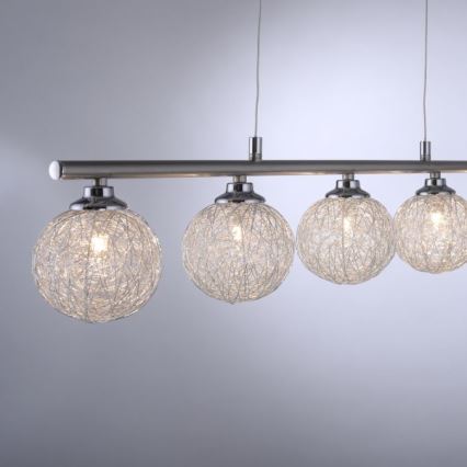 Paul Neuhaus 2790-55 - Lampadario su corda WOMBLE 5xG9/28W/230V