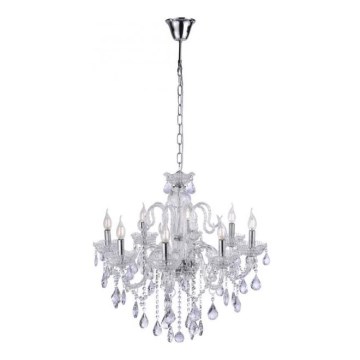 Paul Neuhaus 3081-00 - Kristallkronleuchter an Kette GRACIA 8xE14/40W/230V